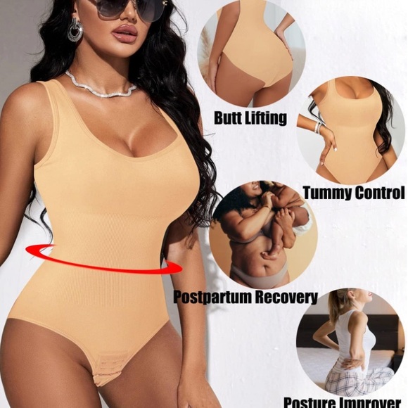 Women Shapewear Bodysuit Waist Trainer Size Medium - Picture 2 of 7